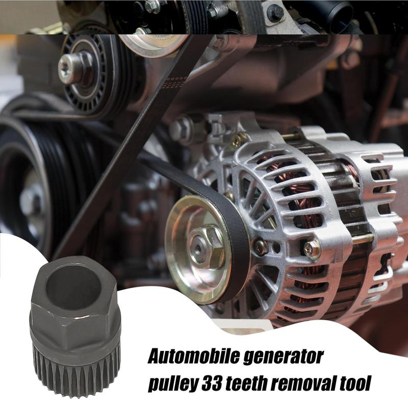 33 Pulley Alternator Tool Vehicle Sprocket Clutch Wheel Alternator High Strength Compact Hand Operated Accessories For Family China Mainland
33 Pulley Alternator Tool Vehicle Sprocket Clutch Wheel Alternator High Strength Compact Hand Operated Accessories For Family China Mainland