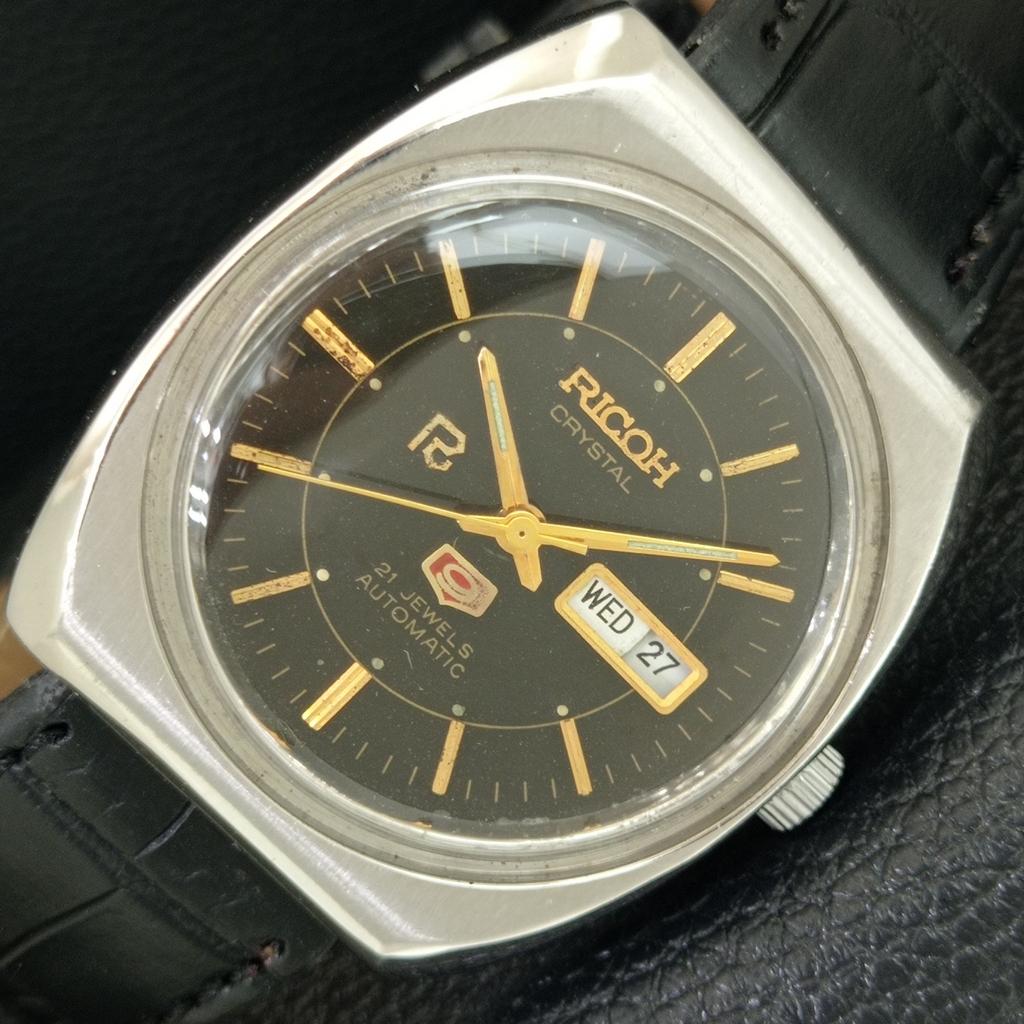 VINTAGE RICOH R31 AUTOMATIC JAPAN MENS ORIGINAL DIAL WATCH a707992-1
VINTAGE RICOH R31 AUTOMATIC JAPAN MENS ORIGINAL DIAL WATCH a707992-1