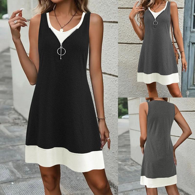 Two Sleeveless Dresses for Women s Wear A Fashionable and Elegant Summer Vest Dress L чорний
Two Sleeveless Dresses for Women s Wear A Fashionable and Elegant Summer Vest Dress L чорний