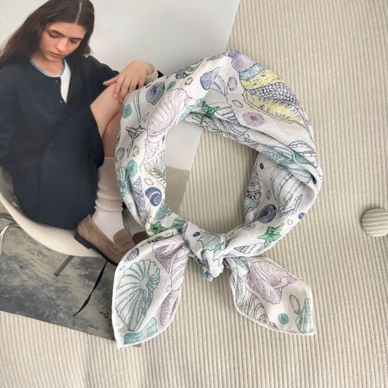Premium 90Cm Floral Large Square Scarf Cotton And Linen Silk Scarf Women S Headscarf Thin Scarf Sun Protection Shawl Outer Yarn 53-53
Premium 90Cm Floral Large Square Scarf Cotton And Linen Silk Scarf Women S Headscarf Thin Scarf Sun Protection Shawl Outer Yarn 53-53