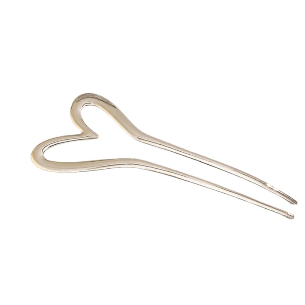 Alloy Heart Shape Hair Sticks Geometric Design Hair Sticks Elegant Hair Bun Daily Wear срібний
Alloy Heart Shape Hair Sticks Geometric Design Hair Sticks Elegant Hair Bun Daily Wear срібний