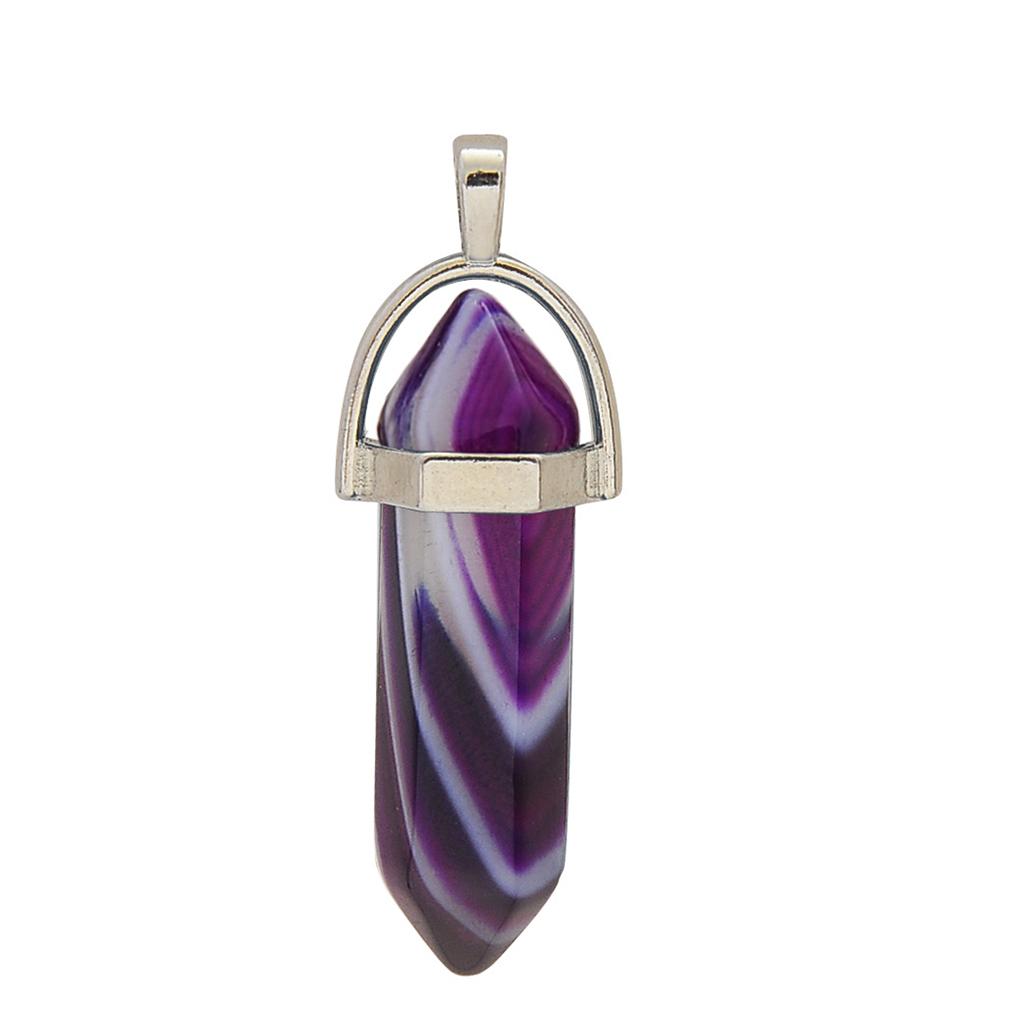 Hexagon Column Charm Jewelry Holiday Anniversary Hanging Pendant Pointed Multicolor Agate Charms Crafting Accessories фіолетовий
Hexagon Column Charm Jewelry Holiday Anniversary Hanging Pendant Pointed Multicolor Agate Charms Crafting Accessories фіолетовий