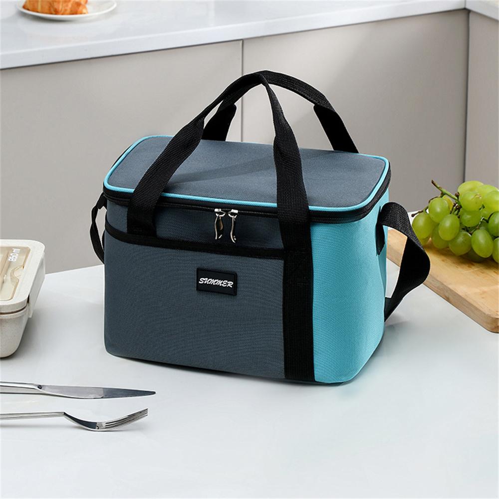 Size S 10L Portable Cooler Bag for Outdoor Picnic 600D Oxford Fabric Color Block Large Capacity Insulated Lunch Bag
Size S 10L Portable Cooler Bag for Outdoor Picnic 600D Oxford Fabric Color Block Large Capacity Insulated Lunch Bag