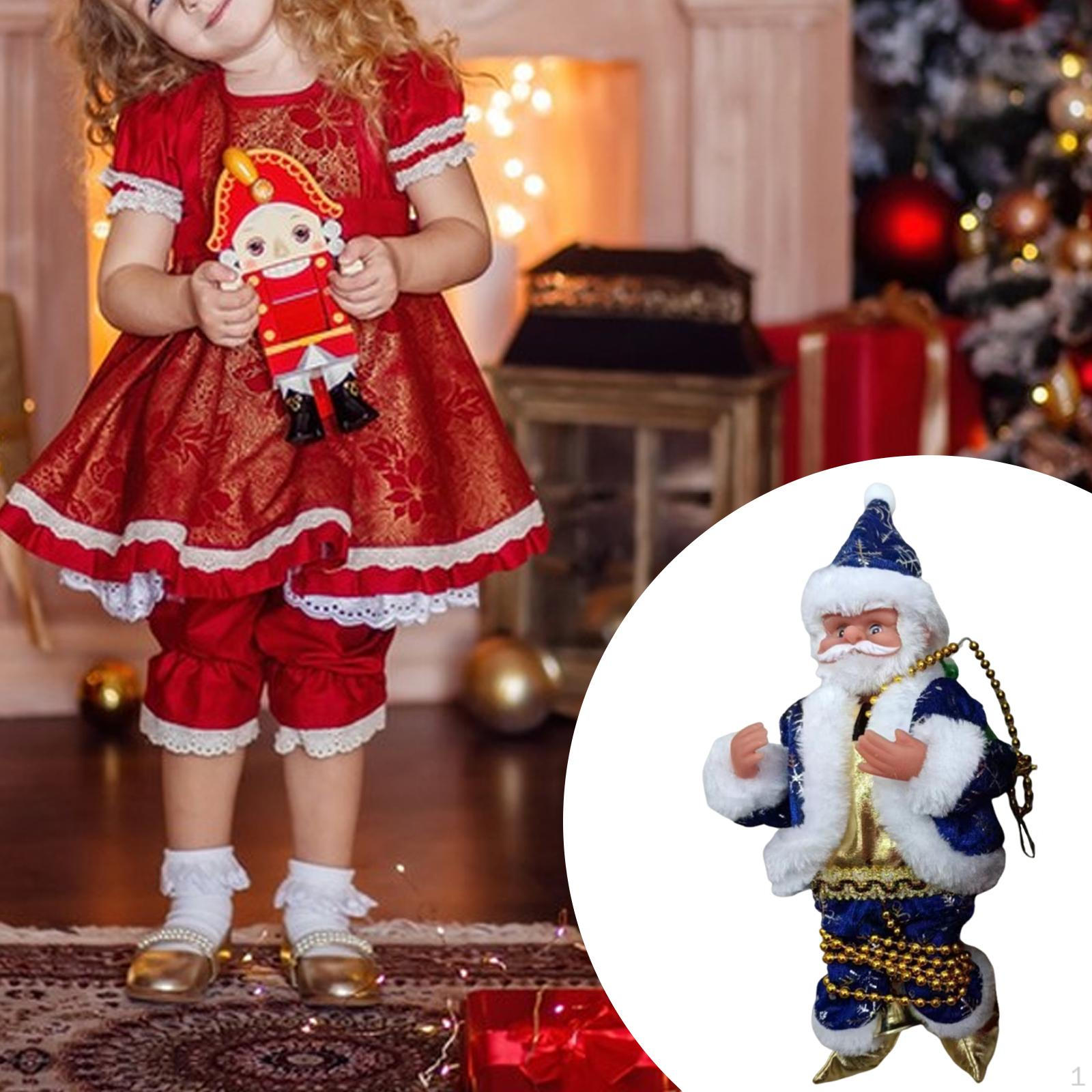 Climbing Santa Claus Electric on Rope Musical Christmas Tree Ornament for Fireplace синий
Climbing Santa Claus Electric on Rope Musical Christmas Tree Ornament for Fireplace синий