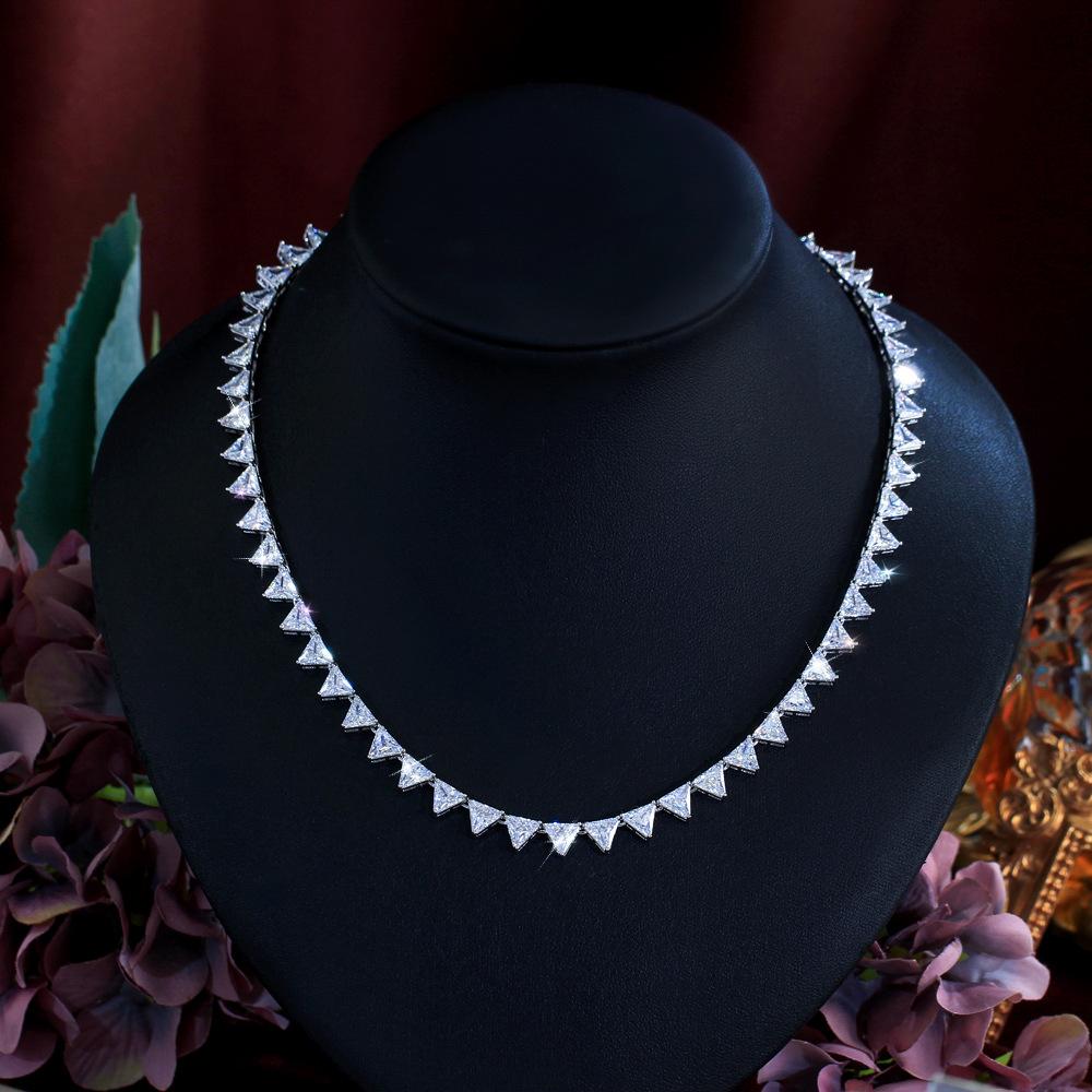 Inverted Triangle Full Diamond Necklace Zircon Personality Trend Collarbone Chain Neck Chain
Inverted Triangle Full Diamond Necklace Zircon Personality Trend Collarbone Chain Neck Chain