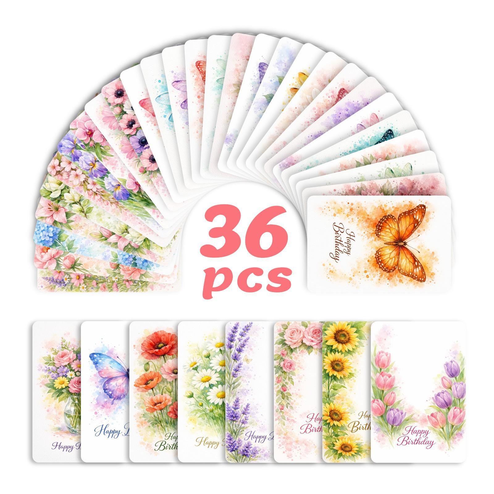 Literary And Artistic Style, Flowers And Insects, Birthday Cards, 36 Sets, Butterfly And Dragonfly Blessing Cards, Gift Packaging Cards. RXHB0467
Literary And Artistic Style, Flowers And Insects, Birthday Cards, 36 Sets, Butterfly And Dragonfly Blessing Cards, Gift Packaging Cards. RXHB0467