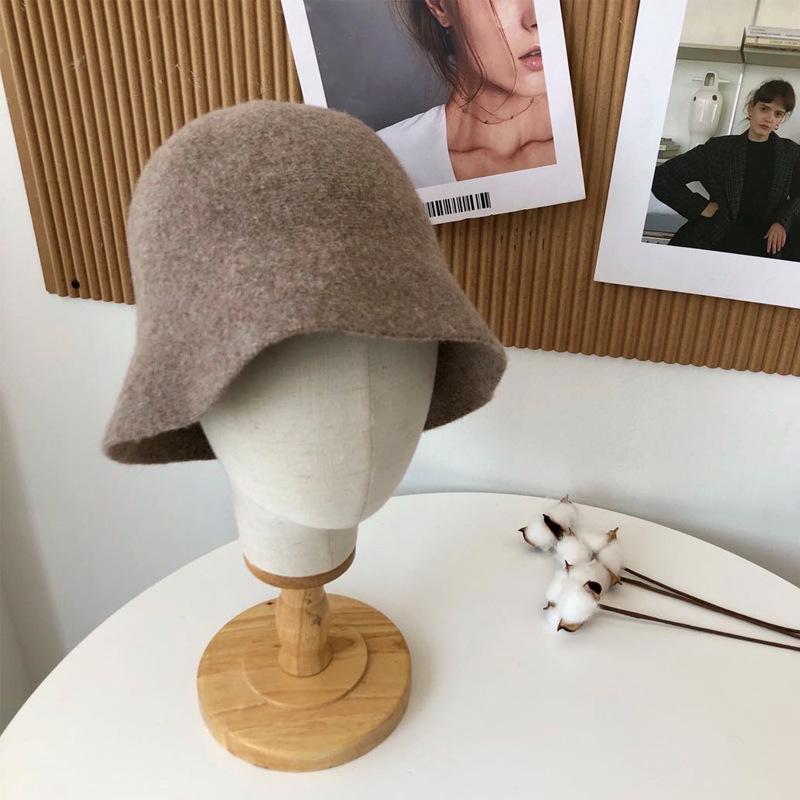 Hat Autumnwinter Ladies Vintage Straight Fisherman Hat Knitted With Folding Khaki
Hat Autumnwinter Ladies Vintage Straight Fisherman Hat Knitted With Folding Khaki
