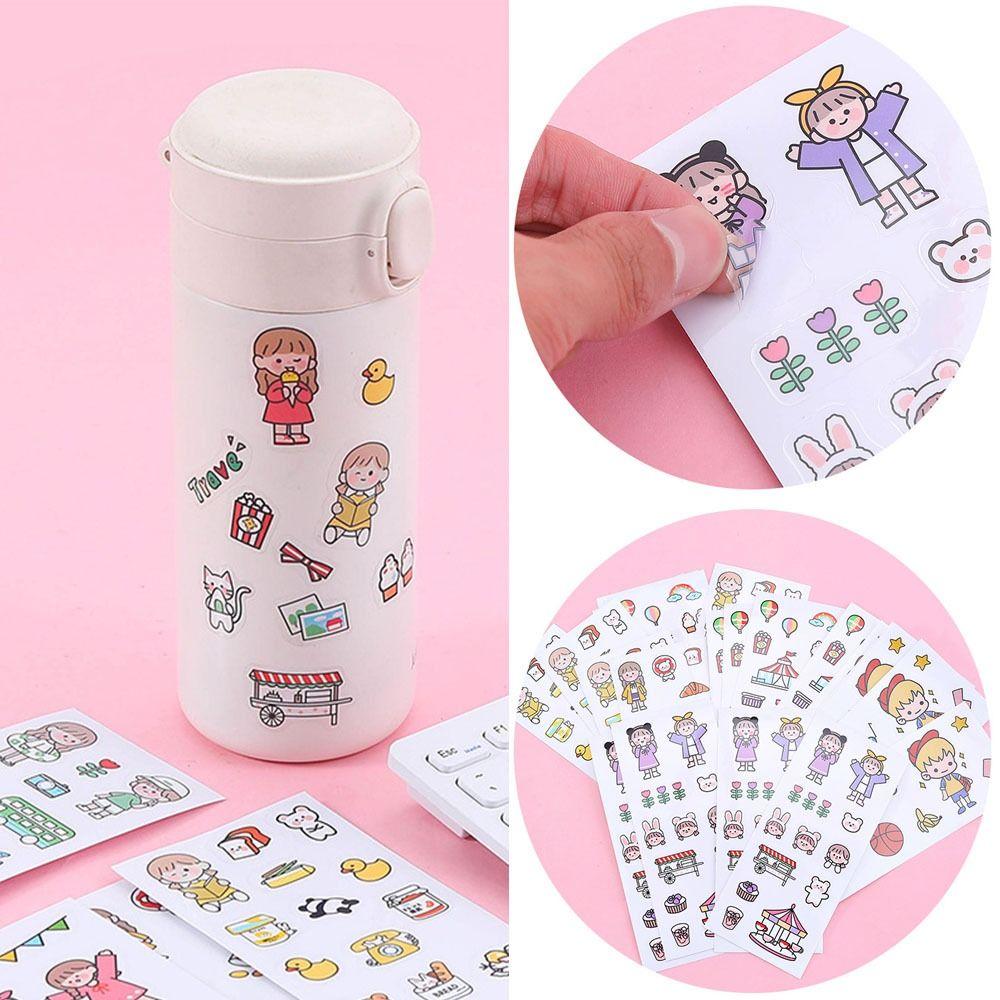 Waterproof Cartoon Stickers Water Cup Accessories Cute Notebook Decoration Water Cup Sticker 5pcs
Waterproof Cartoon Stickers Water Cup Accessories Cute Notebook Decoration Water Cup Sticker 5pcs