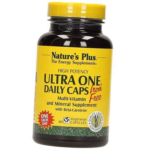 Полівітаміни без заліза, Ultra One iron Free, Nature s Plus 60вегкапс (36375071) 60vcaps
Полівітаміни без заліза, Ultra One iron Free, Nature s Plus 60вегкапс (36375071) 60vcaps