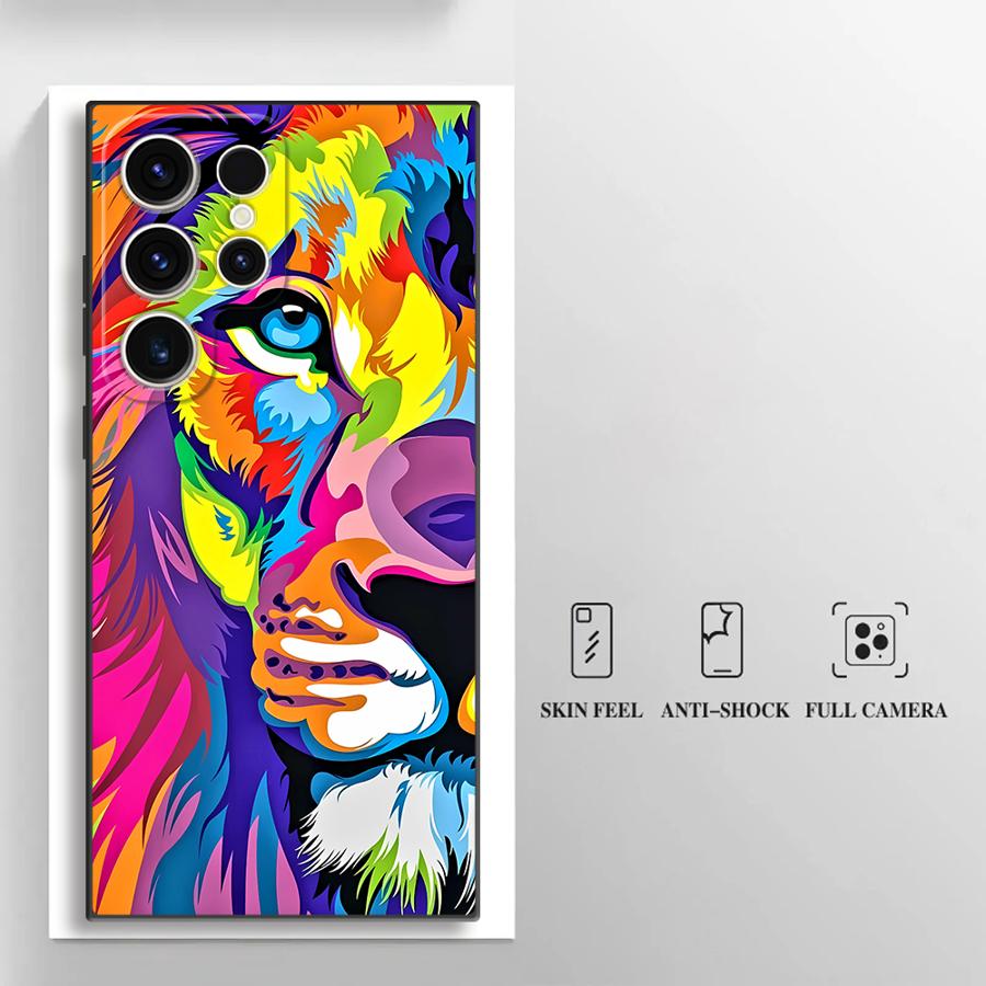 Black Soft Shell Case for Samsung Galaxy S24 S21+ S20 FE S25 Ultra S24Ultra S22 Plus S21 S23 FE Colour Anime Lion Galaxy S24 FE
Black Soft Shell Case for Samsung Galaxy S24 S21+ S20 FE S25 Ultra S24Ultra S22 Plus S21 S23 FE Colour Anime Lion Galaxy S24 FE