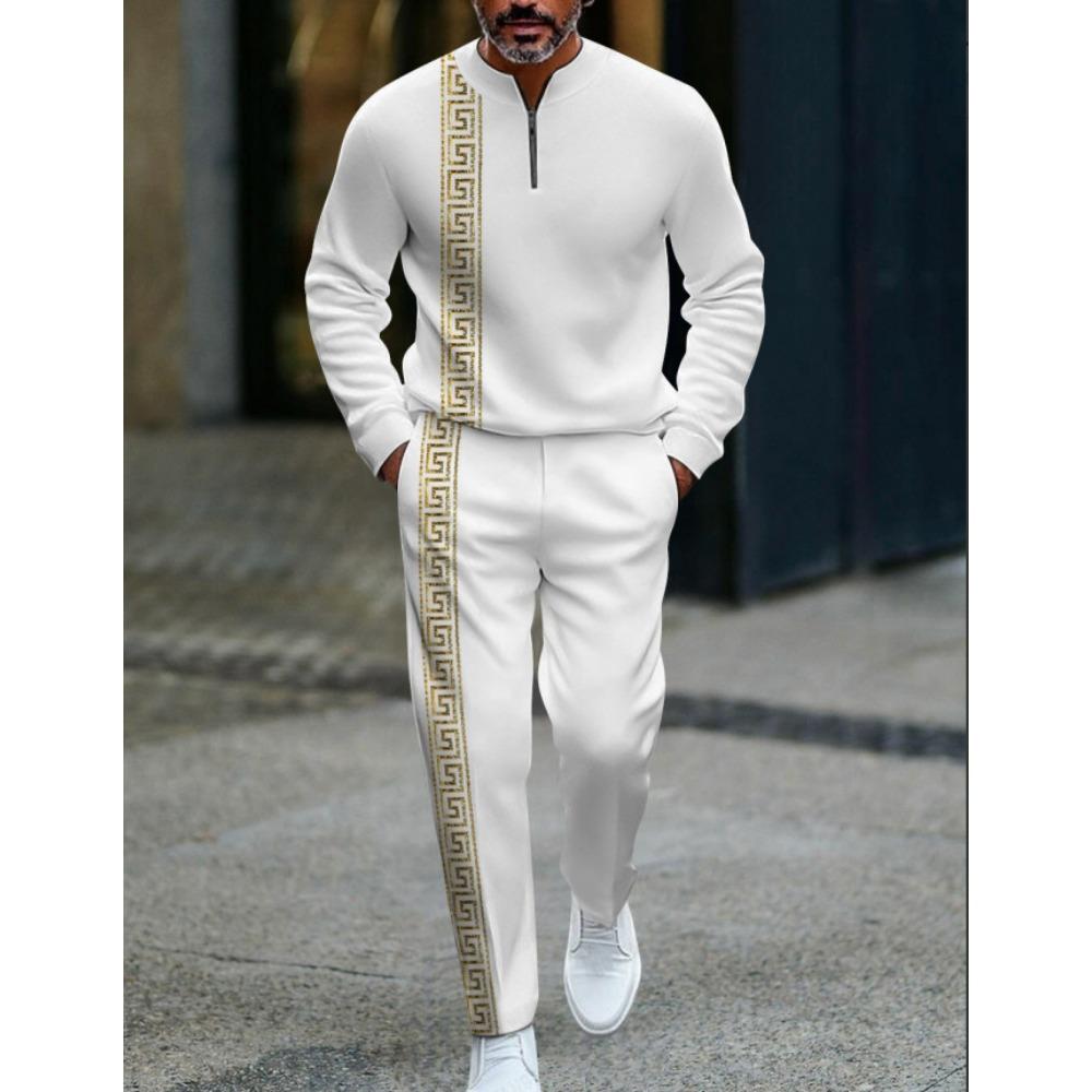 Весна Осень Мода Уличная одежда Мужские комплекты с 3D-принтом Мужская повседневная спортивная одежда из двух предметов с полумолнией и воротником-стойкой 3XL
Весна Осень Мода Уличная одежда Мужские комплекты с 3D-принтом Мужская повседневная спортивная одежда из двух предметов с полумолнией и воротником-стойкой 3XL