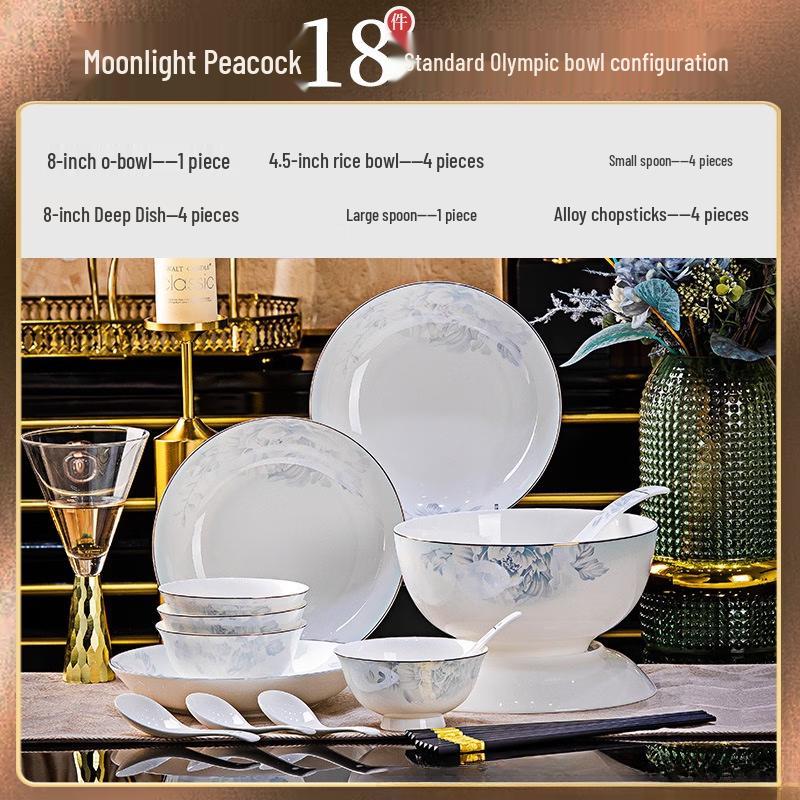 Moonlight Princess 18-Piece Bone China Dinnerware Set
Moonlight Princess 18-Piece Bone China Dinnerware Set