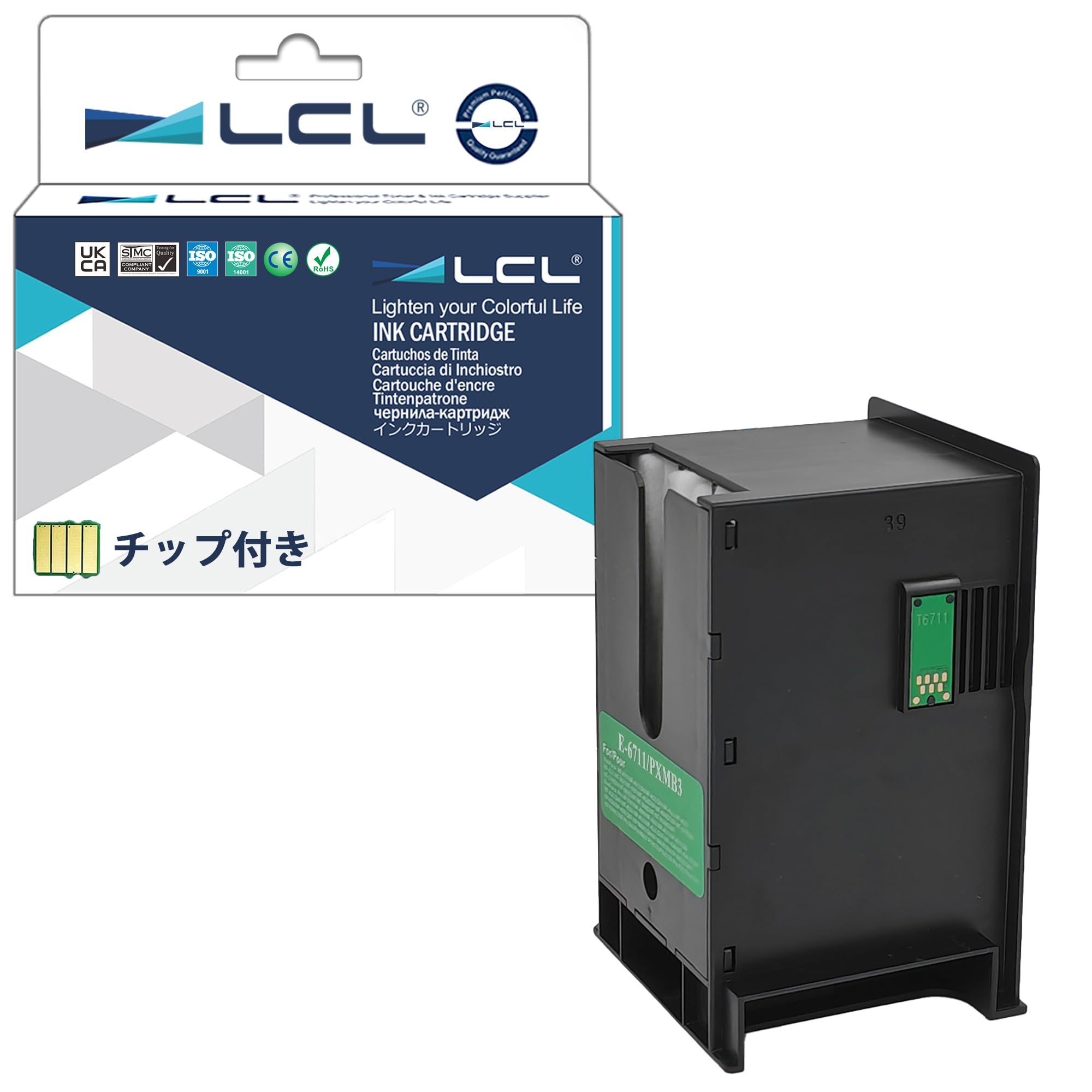LCL PXMB3 compatible maintenance box for Epson Compatible (1 pack) models EW-M5071FT PX-205 PX-S06B PX-605F PX-675F PX-M5040F PX-M5041F PX-M5080F чорний
LCL PXMB3 compatible maintenance box for Epson Compatible (1 pack) models EW-M5071FT PX-205 PX-S06B PX-605F PX-675F PX-M5040F PX-M5041F PX-M5080F чорний