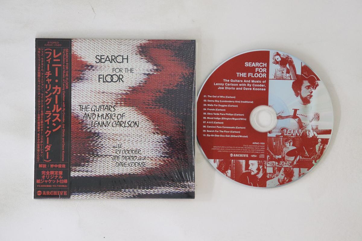 CD LENNY CARLSON - Search For The Floor AIRAC1020 Air Mail Archiv 2002 Japan Obi Jazz Used
CD LENNY CARLSON - Search For The Floor AIRAC1020 Air Mail Archiv 2002 Japan Obi Jazz Used