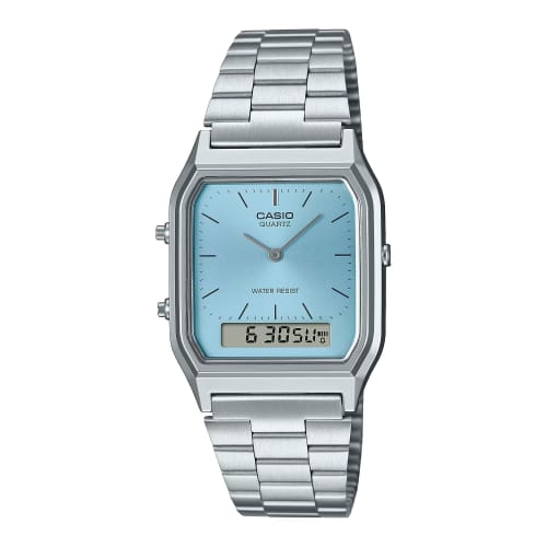 Casio AQ-230A-2A1 Blue Analog-Digi Watch, One Size, Blue, Retro
Casio AQ-230A-2A1 Blue Analog-Digi Watch, One Size, Blue, Retro
