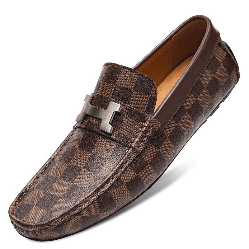 Men s shoes Doudou shoes one pedal lazy driving leather shoes spring and summer low-top printed plaid round head casual shoes single shoes 37 білий
Men s shoes Doudou shoes one pedal lazy driving leather shoes spring and summer low-top printed plaid round head casual shoes single shoes 37 білий