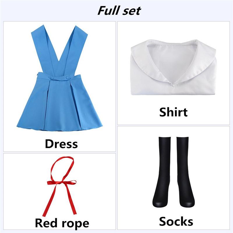 Rei Ayanami Cosplay Costume Asuka Langley Soryu Cosplay Girl Women School Uniform Dresses Halloween Loli Clothing XXXL
Rei Ayanami Cosplay Costume Asuka Langley Soryu Cosplay Girl Women School Uniform Dresses Halloween Loli Clothing XXXL