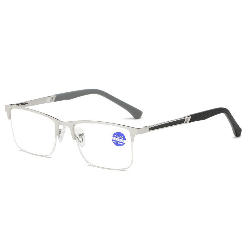 Anti Blue Light Blocking Reading Glasses for Man Woman Stylish Semi-Rimless Business Eyeglasses Metal Frame Presbyopic Eyewear +100
Anti Blue Light Blocking Reading Glasses for Man Woman Stylish Semi-Rimless Business Eyeglasses Metal Frame Presbyopic Eyewear +100