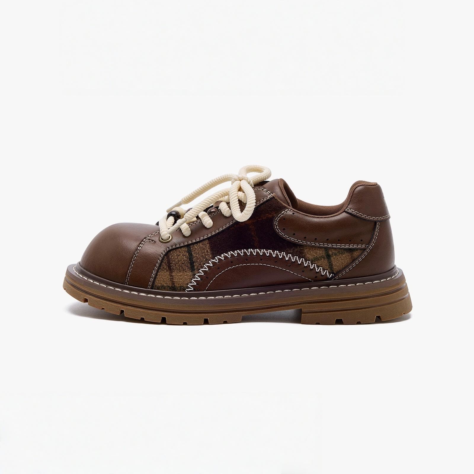 Cowhide version~ retro big head small leather shoes women s British style cross loafers platform small brown single shoes women 40 темно-коричневого кольору
Cowhide version~ retro big head small leather shoes women s British style cross loafers platform small brown single shoes women 40 темно-коричневого кольору