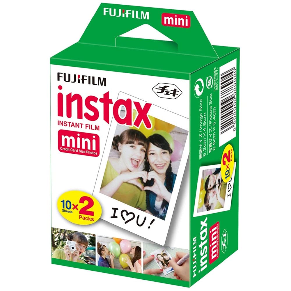 Fujifilm Instax Mini Film 20 Print for Fuji 8 50s 25 7s 90 300 Full Color Twin Pack
Fujifilm Instax Mini Film 20 Print for Fuji 8 50s 25 7s 90 300 Full Color Twin Pack