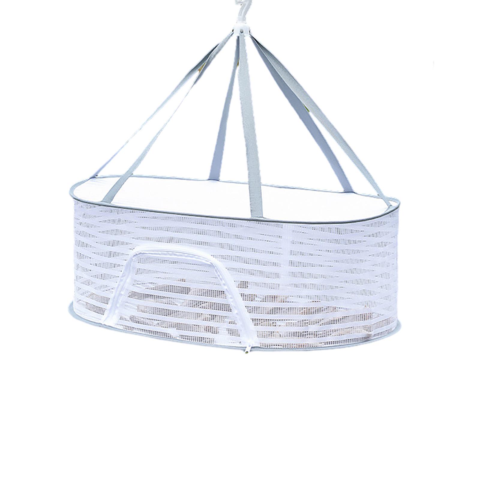 Foldable Mesh Hanging Dryer Rack 1 Layer Collapsible Hanging Basket Drying Net for Flowers Fruits Vegetables Fish Type 1
Foldable Mesh Hanging Dryer Rack 1 Layer Collapsible Hanging Basket Drying Net for Flowers Fruits Vegetables Fish Type 1