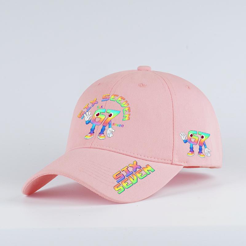 Six Seven Rainbow Gradient 67 Cartoon Robot Print Soft-Peak Baseball Cap—Perfect For Camping, Fishing, Shopping, And Travel
Six Seven Rainbow Gradient 67 Cartoon Robot Print Soft-Peak Baseball Cap—Perfect For Camping, Fishing, Shopping, And Travel