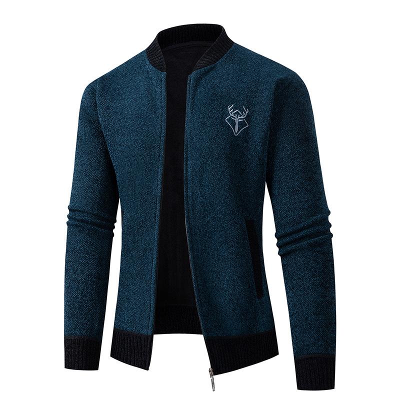 Мужская трикотажная куртка осенне-зимний вязаный кардиган повседневная мужская одежда флисовый свитер бейсбольный воротник куртка топ 3XL темно-синий
Мужская трикотажная куртка осенне-зимний вязаный кардиган повседневная мужская одежда флисовый свитер бейсбольный воротник куртка топ 3XL темно-синий