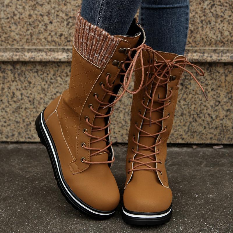New European and American fashion wool fight medium tube flat heel side zipper strap Martin boot size 39 темно-коричневого кольору
New European and American fashion wool fight medium tube flat heel side zipper strap Martin boot size 39 темно-коричневого кольору