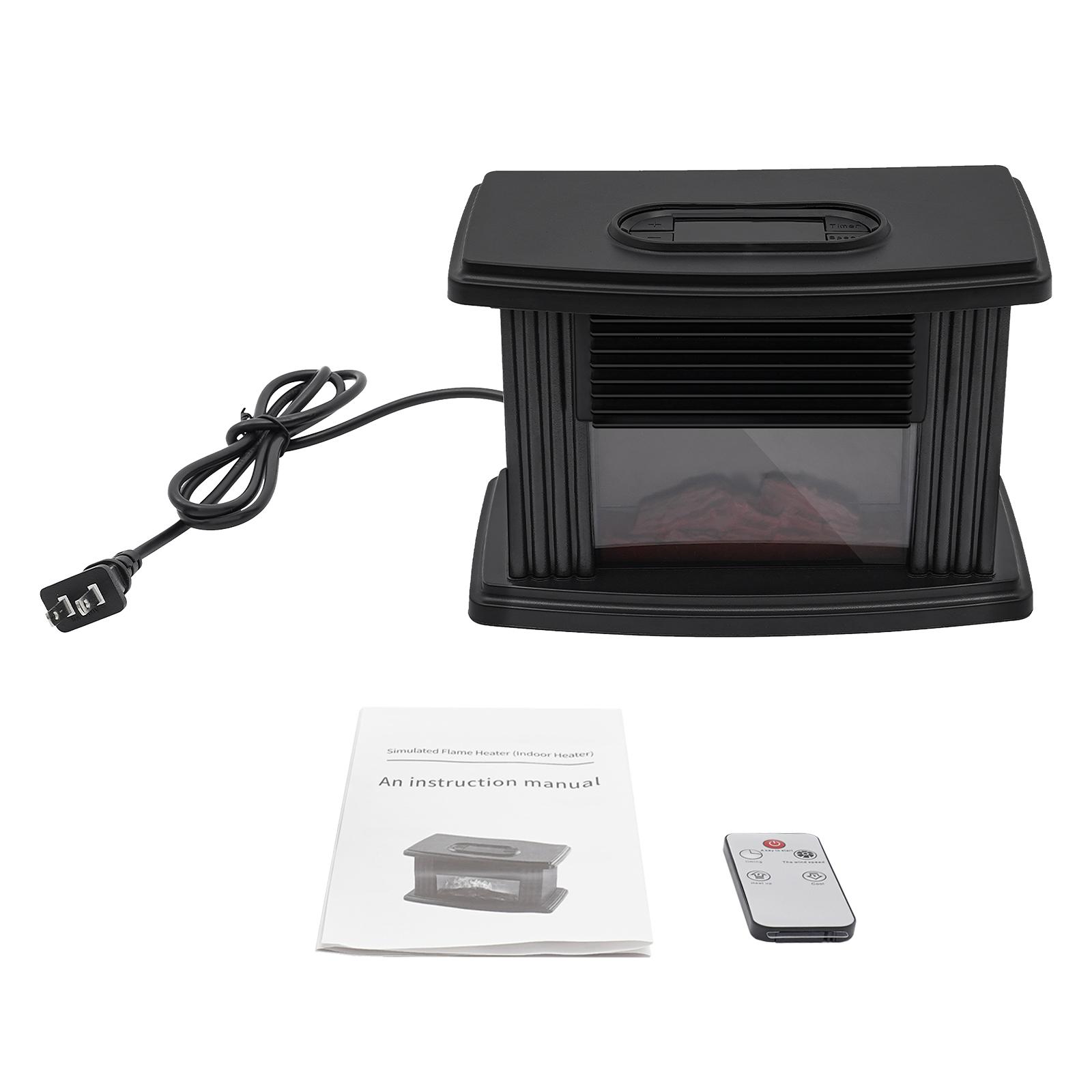 1000w Electric Fireplace 3D Carbon Fire Air Heater Mini ABS Warmer Fan Radiator Warm Blower for Apartment RV Bedroom UK чорний
1000w Electric Fireplace 3D Carbon Fire Air Heater Mini ABS Warmer Fan Radiator Warm Blower for Apartment RV Bedroom UK чорний