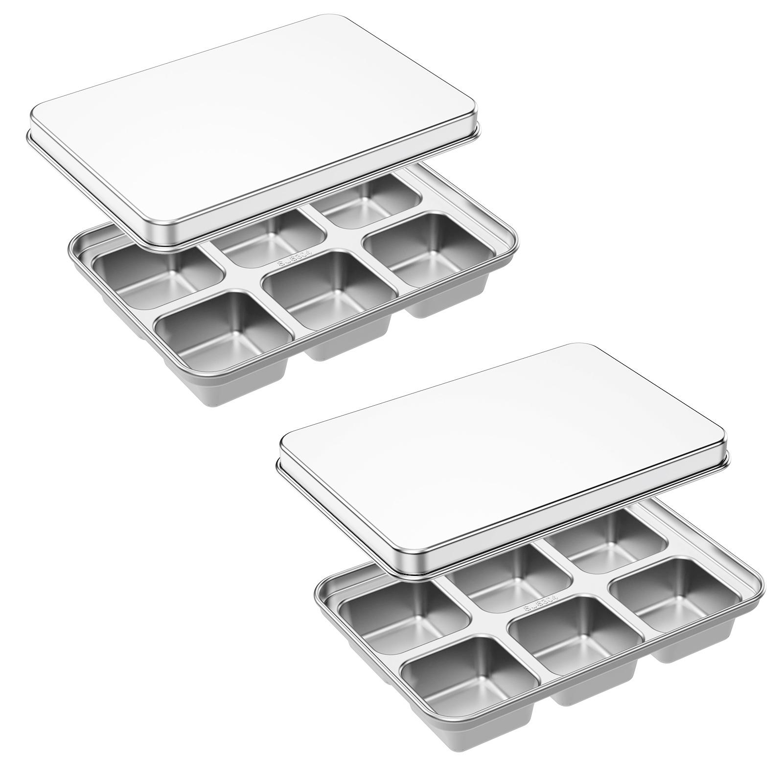 1/2Pcs Stainless Steel Ice Cube Mold with Lids 6 Grids Stackable Ice Cube Tray Easy Release for Cocktail Whiskey Chocolate Mold 2Pcs
1/2Pcs Stainless Steel Ice Cube Mold with Lids 6 Grids Stackable Ice Cube Tray Easy Release for Cocktail Whiskey Chocolate Mold 2Pcs