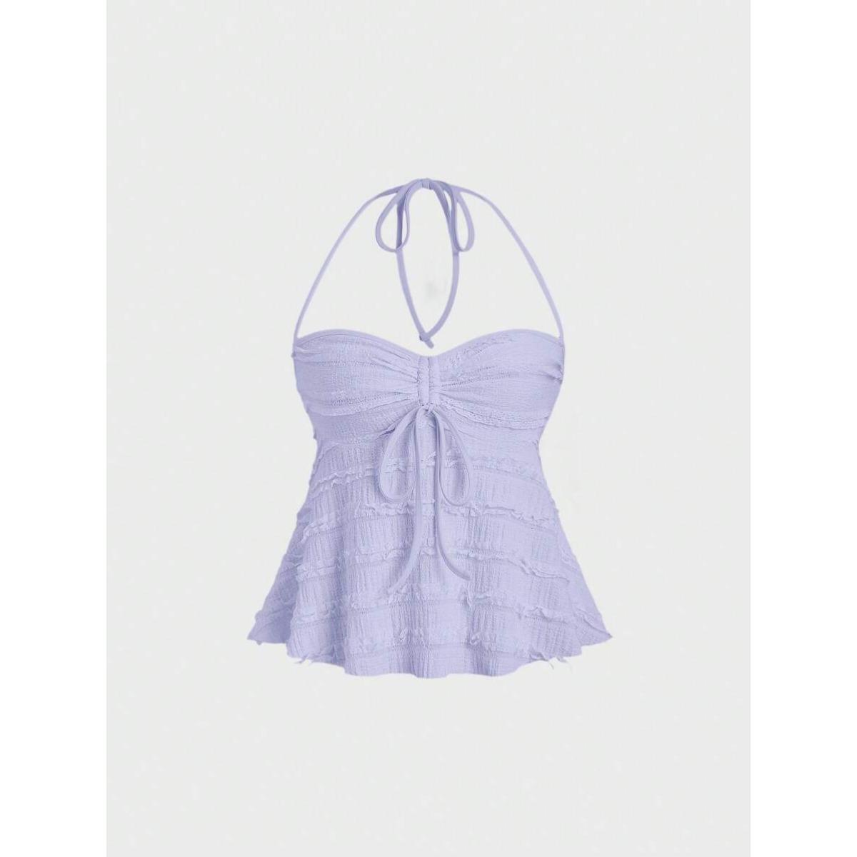 Сексуальные трехмерные ощущения на шнуровке короткие бюстье модные топы с халтером и висячей горловиной S светло-фиолетовый
Сексуальные трехмерные ощущения на шнуровке короткие бюстье модные топы с халтером и висячей горловиной S светло-фиолетовый