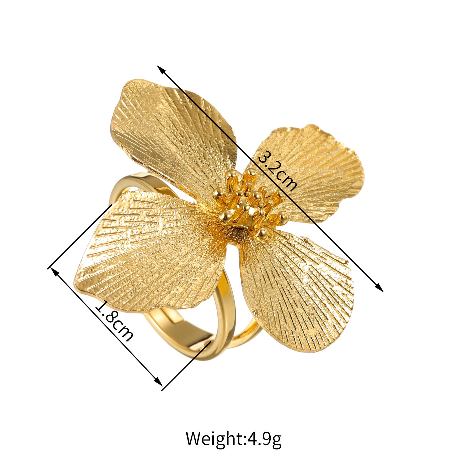 Atoztide Romantic Flower Ring Earring Jewelry Set for Women Stainless Steel Statement Design Texture Flower Set Christmas Gift
Atoztide Romantic Flower Ring Earring Jewelry Set for Women Stainless Steel Statement Design Texture Flower Set Christmas Gift