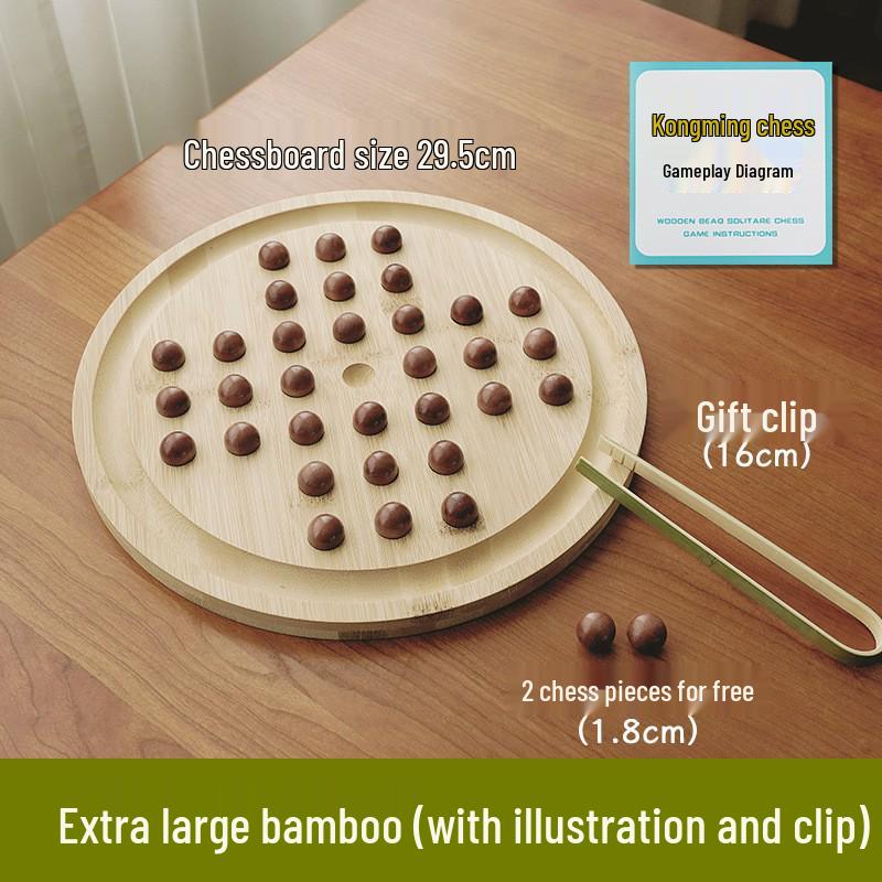 Классический мраморный пасьянс и бриллиант Конгминга: Деревянная бамбуковая игра-головоломка 2-в-1
Классический мраморный пасьянс и бриллиант Конгминга: Деревянная бамбуковая игра-головоломка 2-в-1