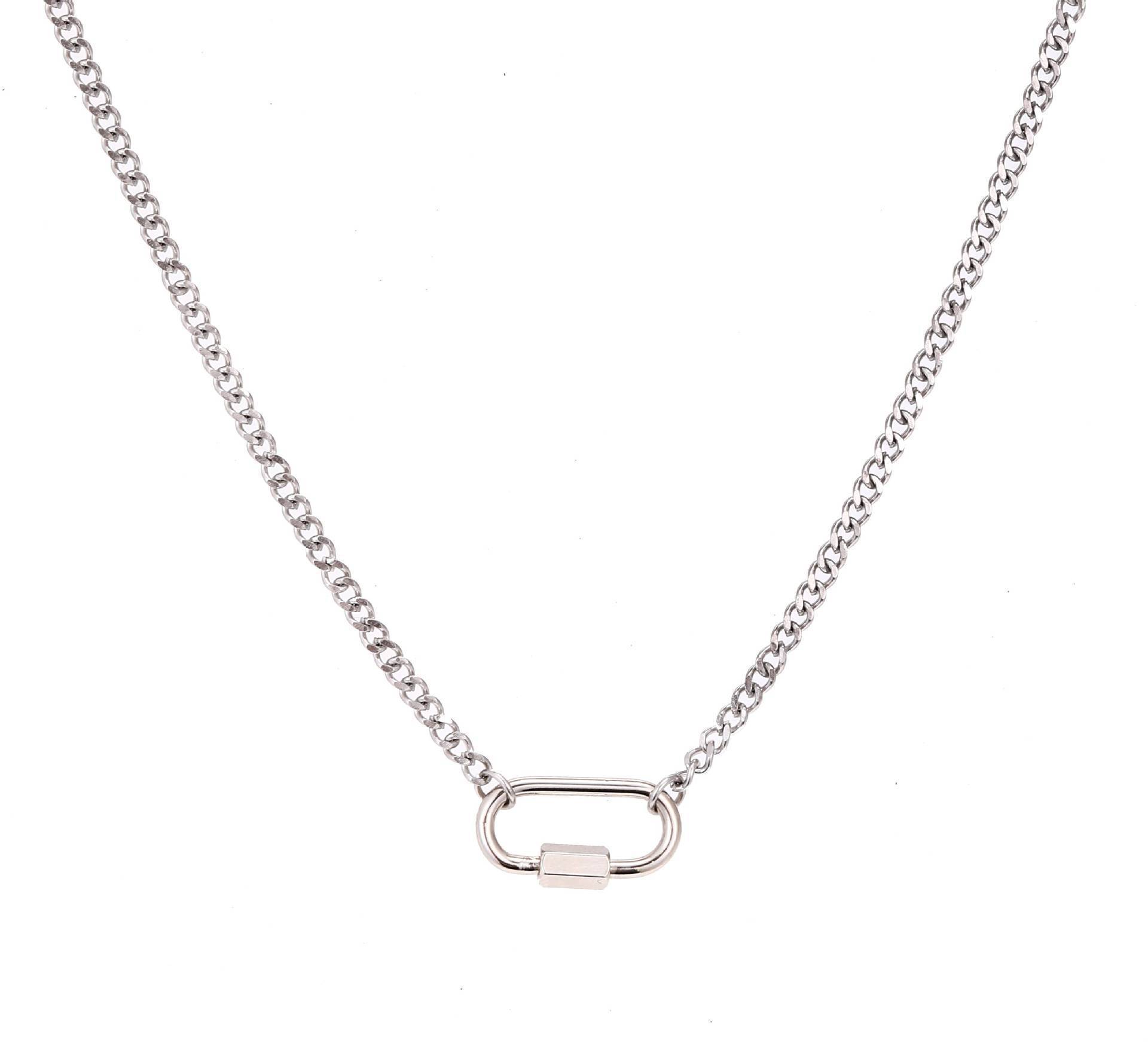 Fashion Versatile Diy Stainless Steel Style Color Necklace Accessories
Fashion Versatile Diy Stainless Steel Style Color Necklace Accessories