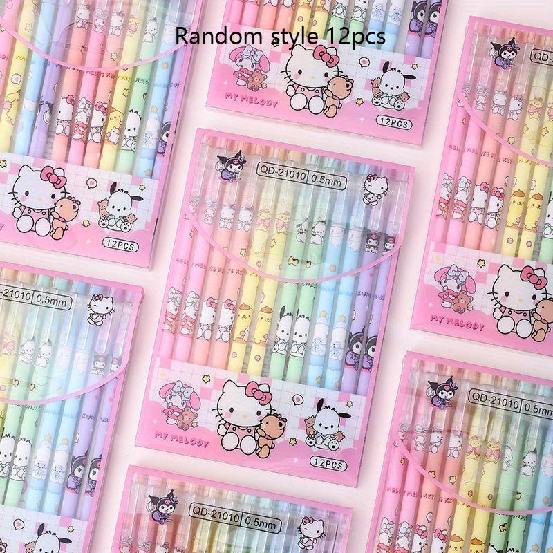 12pcs Sanrio family 0.5mm straight rod erasable neutral pen girl heart high-looking fountain pen student writing pen black Random style 12pcs
12pcs Sanrio family 0.5mm straight rod erasable neutral pen girl heart high-looking fountain pen student writing pen black Random style 12pcs