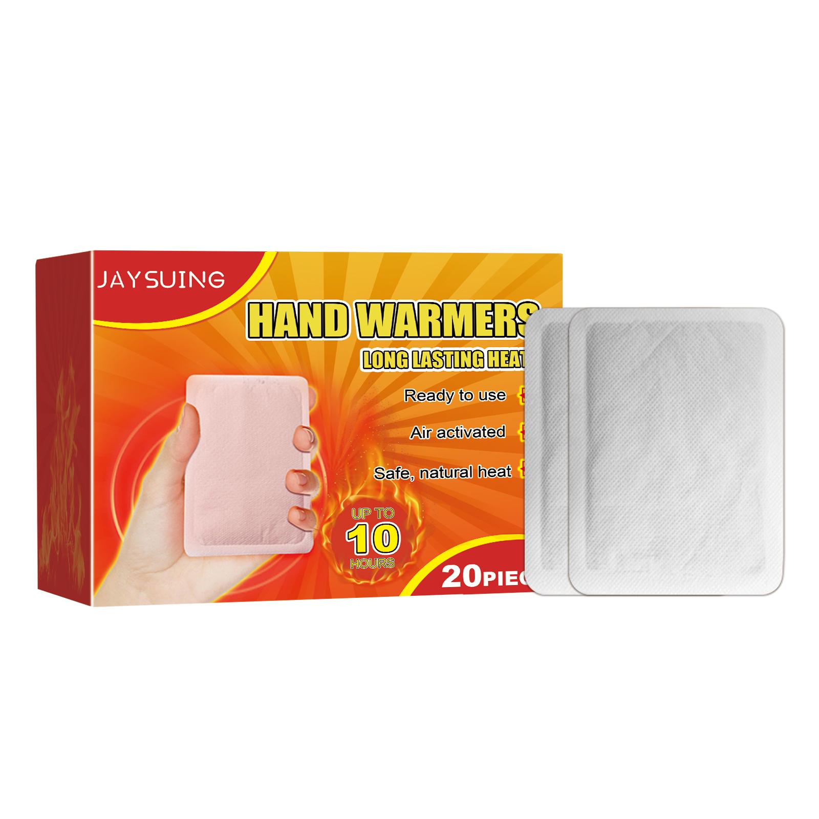 Jaysuing Hand Warmer (Boxed) Disposable, Portable Cold Protection & Warmth Long-Lasting Heat Retention Suitable for Whole Body Use 20 pieces
Jaysuing Hand Warmer (Boxed) Disposable, Portable Cold Protection & Warmth Long-Lasting Heat Retention Suitable for Whole Body Use 20 pieces