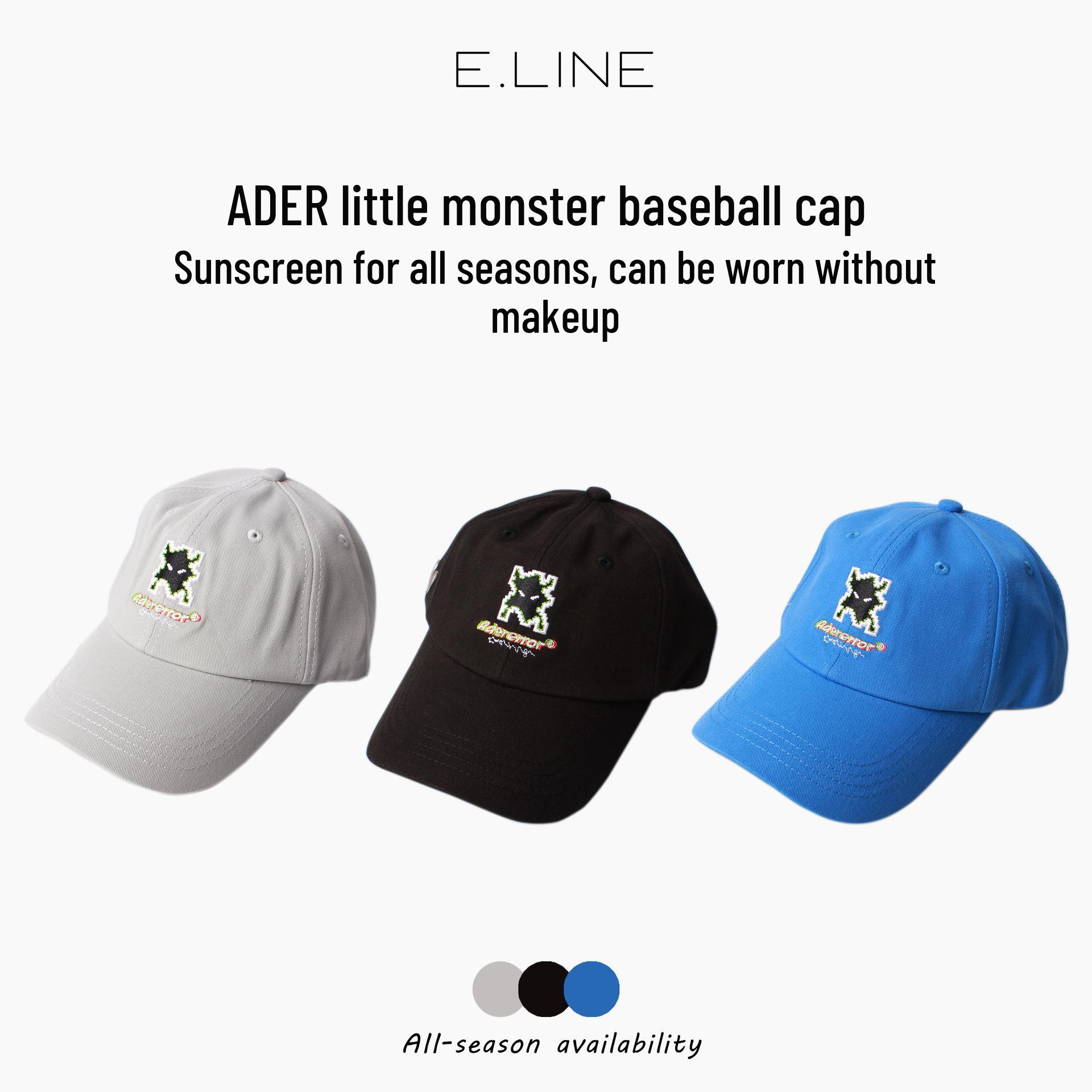 Little Monster Ader Korean Style Embroidered Casual Baseball Cap - Trendy Unisex Fashion Letter Duckbill Hat One Size чорний
Little Monster Ader Korean Style Embroidered Casual Baseball Cap - Trendy Unisex Fashion Letter Duckbill Hat One Size чорний