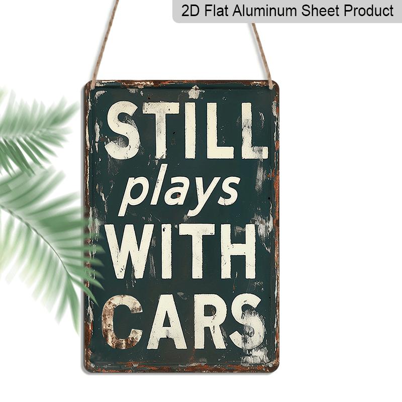 2D Flat, Vintage Still Playing with Cars Metal Wall Sign - 8x12 Inch Durable Aluminium Garage Decor - Indoor/Outdoor Car Enthusiast Gift for Cave 20*30cm
2D Flat, Vintage Still Playing with Cars Metal Wall Sign - 8x12 Inch Durable Aluminium Garage Decor - Indoor/Outdoor Car Enthusiast Gift for Cave 20*30cm