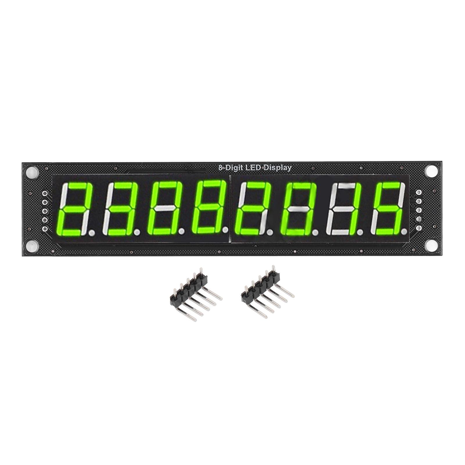 8 Digit Tube LED Segment Display Digital Optoelectronic Module 74HC595 Driver Green 0.56in
8 Digit Tube LED Segment Display Digital Optoelectronic Module 74HC595 Driver Green 0.56in