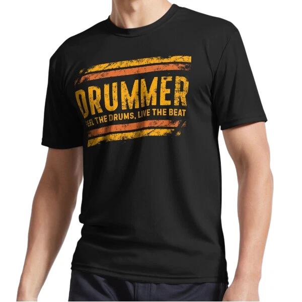 New Drummer Active Logo T-Shirt Funny Size S to 5XL 3XL
New Drummer Active Logo T-Shirt Funny Size S to 5XL 3XL