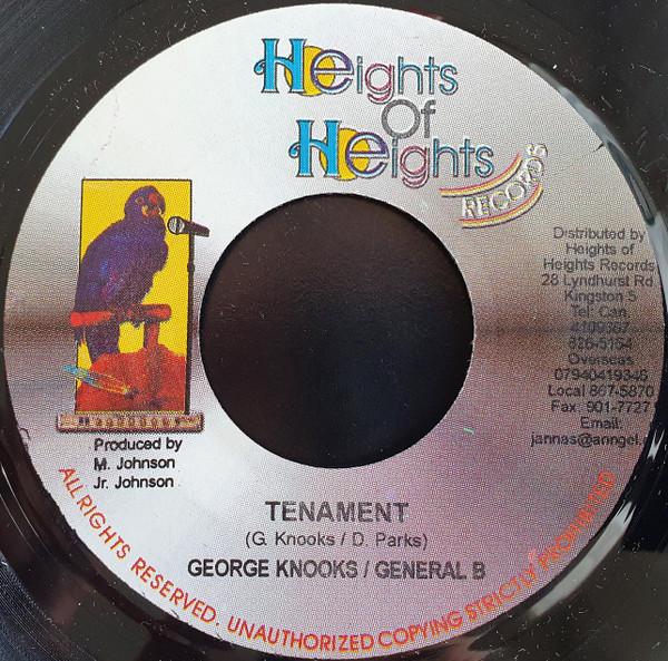 7inch Record GEORGE NOOKS & GENERAL B - Tenament NONE Heights Of Heig Jamaica Reggae, Ska & Dub Used
7inch Record GEORGE NOOKS & GENERAL B - Tenament NONE Heights Of Heig Jamaica Reggae, Ska & Dub Used