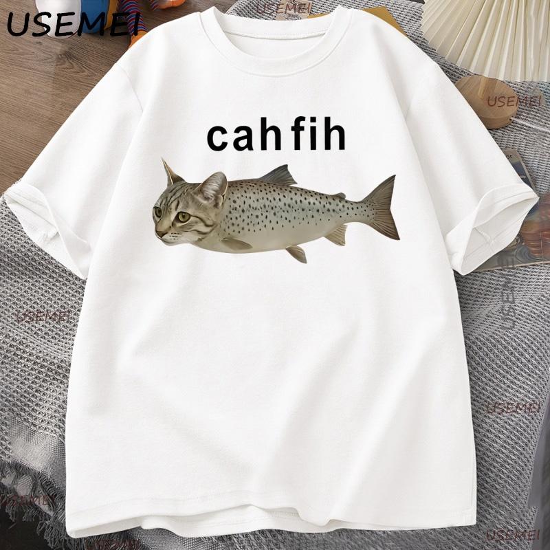 Cah Fih T-Shirt Fih Funny Mispelled Fish Meme T Shirt Cat and Fish Graphic Humor Tshirt Casual Cotton Short Sleeves Clothes XL белый
Cah Fih T-Shirt Fih Funny Mispelled Fish Meme T Shirt Cat and Fish Graphic Humor Tshirt Casual Cotton Short Sleeves Clothes XL белый