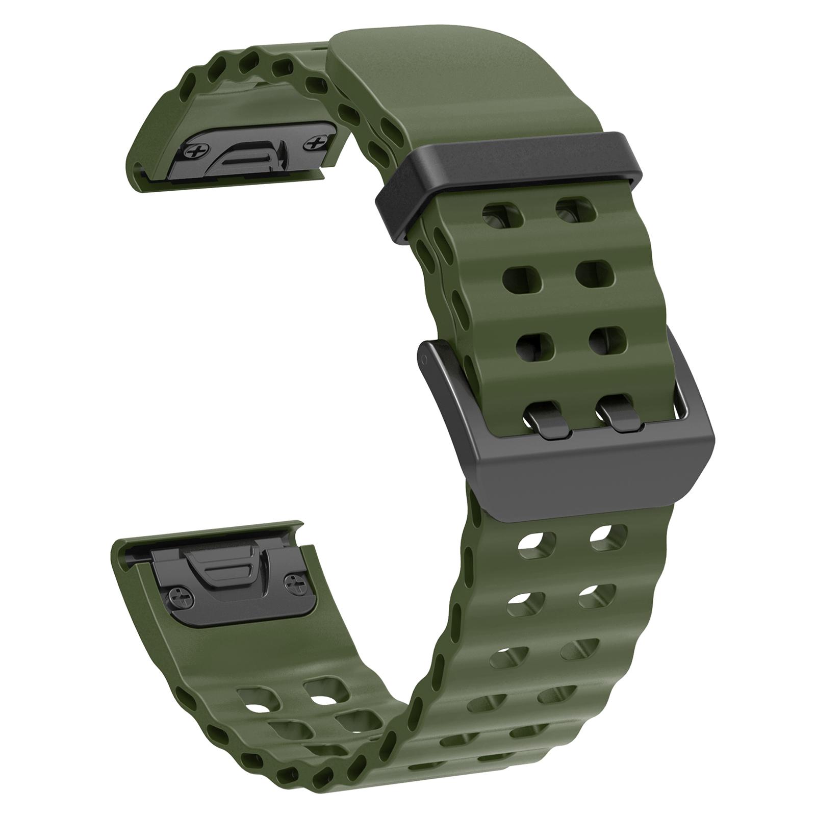 26mm Silicone Strap for Garmin Fenix 8 51mm/Enduro 3/Instinct 2X Multiple Holes Watchband J
26mm Silicone Strap for Garmin Fenix 8 51mm/Enduro 3/Instinct 2X Multiple Holes Watchband J