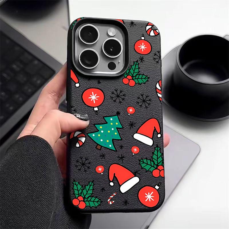Leather Soft Tpu Cartoon Christmas Hat Pattern Case for iPhone 16 Pro 15 14 13 12 Pro Max 11 Solid Color Matte Shockproof Slim Cover Coque iPhone 16 сірий
Leather Soft Tpu Cartoon Christmas Hat Pattern Case for iPhone 16 Pro 15 14 13 12 Pro Max 11 Solid Color Matte Shockproof Slim Cover Coque iPhone 16 сірий
