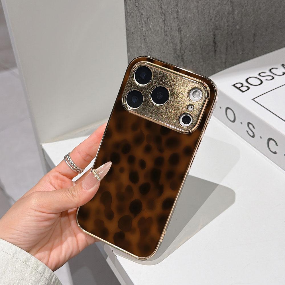 Lucky Start Phone Case For iPhone 17 16 15 14 13 12 11 Pro Max 16E Gold Electroplated glass shell Brown Leopard Print Cover IPHONE17PRO
Lucky Start Phone Case For iPhone 17 16 15 14 13 12 11 Pro Max 16E Gold Electroplated glass shell Brown Leopard Print Cover IPHONE17PRO