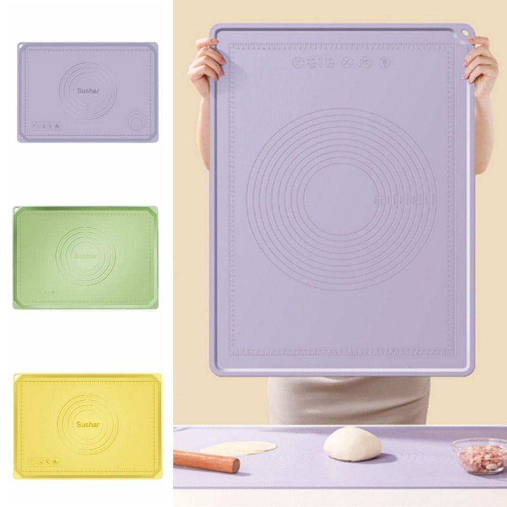 Reusable Kneading Rolling Pads Heat-resistant Silicone Baking Mat Rolling Dough Pads Cooking Tools 40*50cm фіолетовий
Reusable Kneading Rolling Pads Heat-resistant Silicone Baking Mat Rolling Dough Pads Cooking Tools 40*50cm фіолетовий