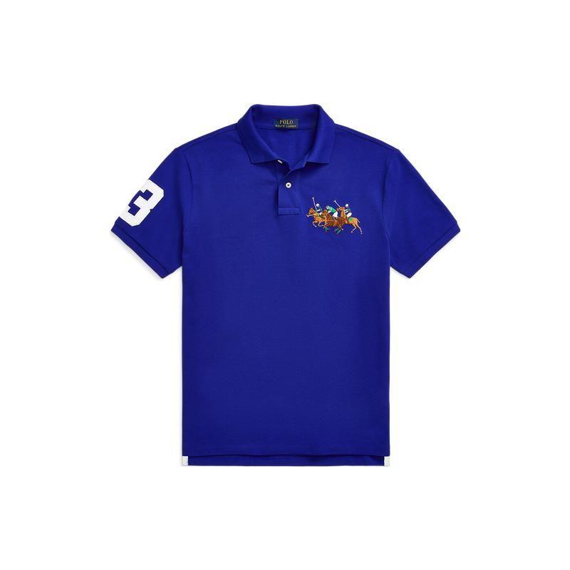 Polo Ralph Lauren однотонная рубашка поло с вышитым изображением животных с коротким рукавом, мужские топы синего цвета MNPOKNI1N821556-400 S
Polo Ralph Lauren однотонная рубашка поло с вышитым изображением животных с коротким рукавом, мужские топы синего цвета MNPOKNI1N821556-400 S