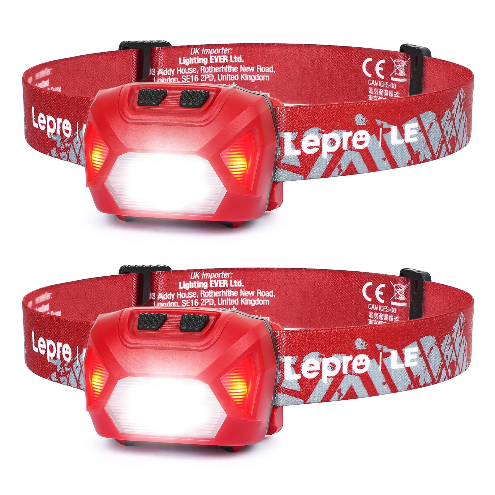 Светодиодный налобный фонарь Lepro Headlight, светодиодный налобный фонарь высокой яркости, работающий от батареек, набор из 2 фар с широким световым пучком, оснащен красным светом, идеально подходит для ночной рыбалки
Светодиодный налобный фонарь Lepro Headlight, светодиодный налобный фонарь высокой яркости, работающий от батареек, набор из 2 фар с широким световым пучком, оснащен красным светом, идеально подходит для ночной рыбалки