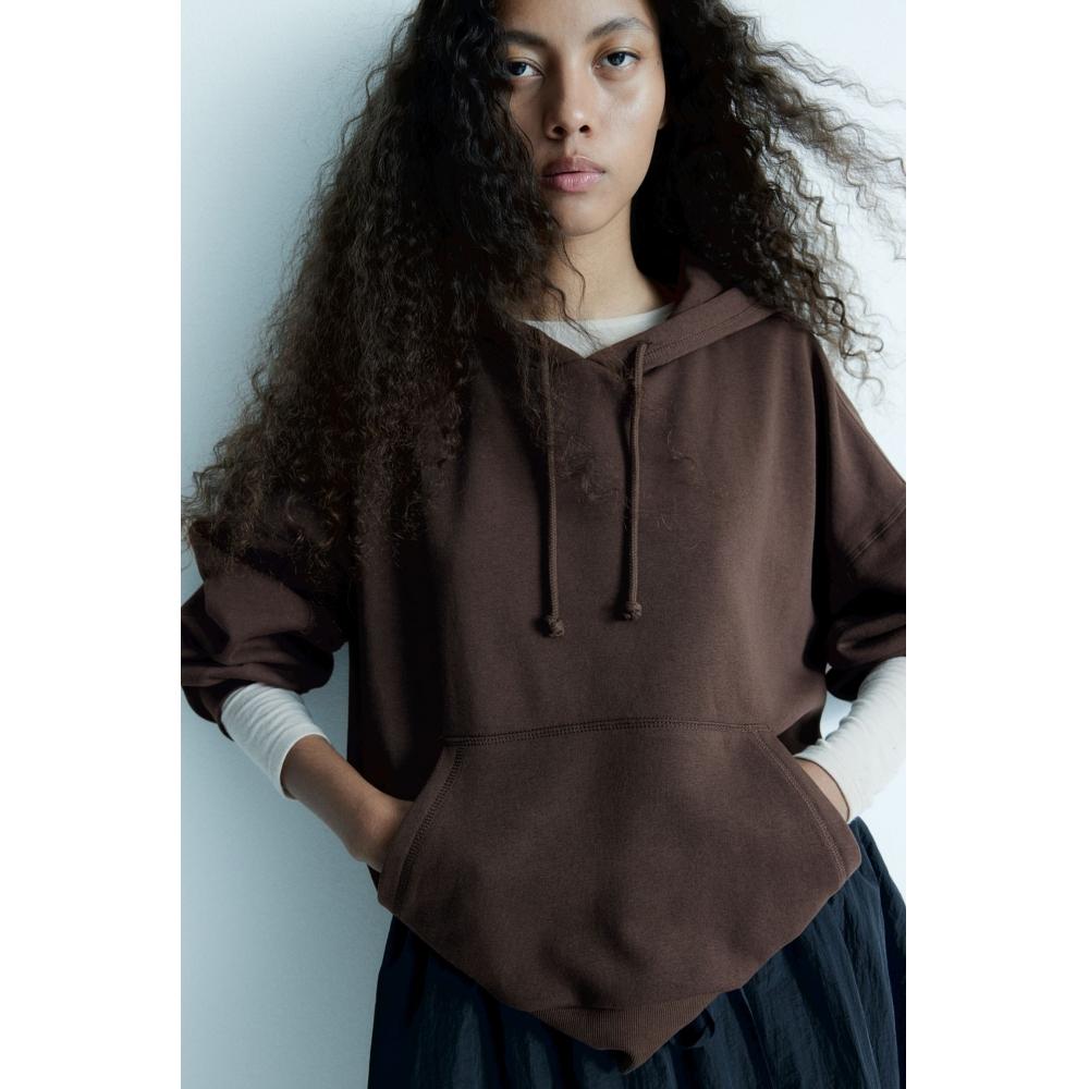 H M Oversized Hoodie Dark Brown
H M Oversized Hoodie Dark Brown
