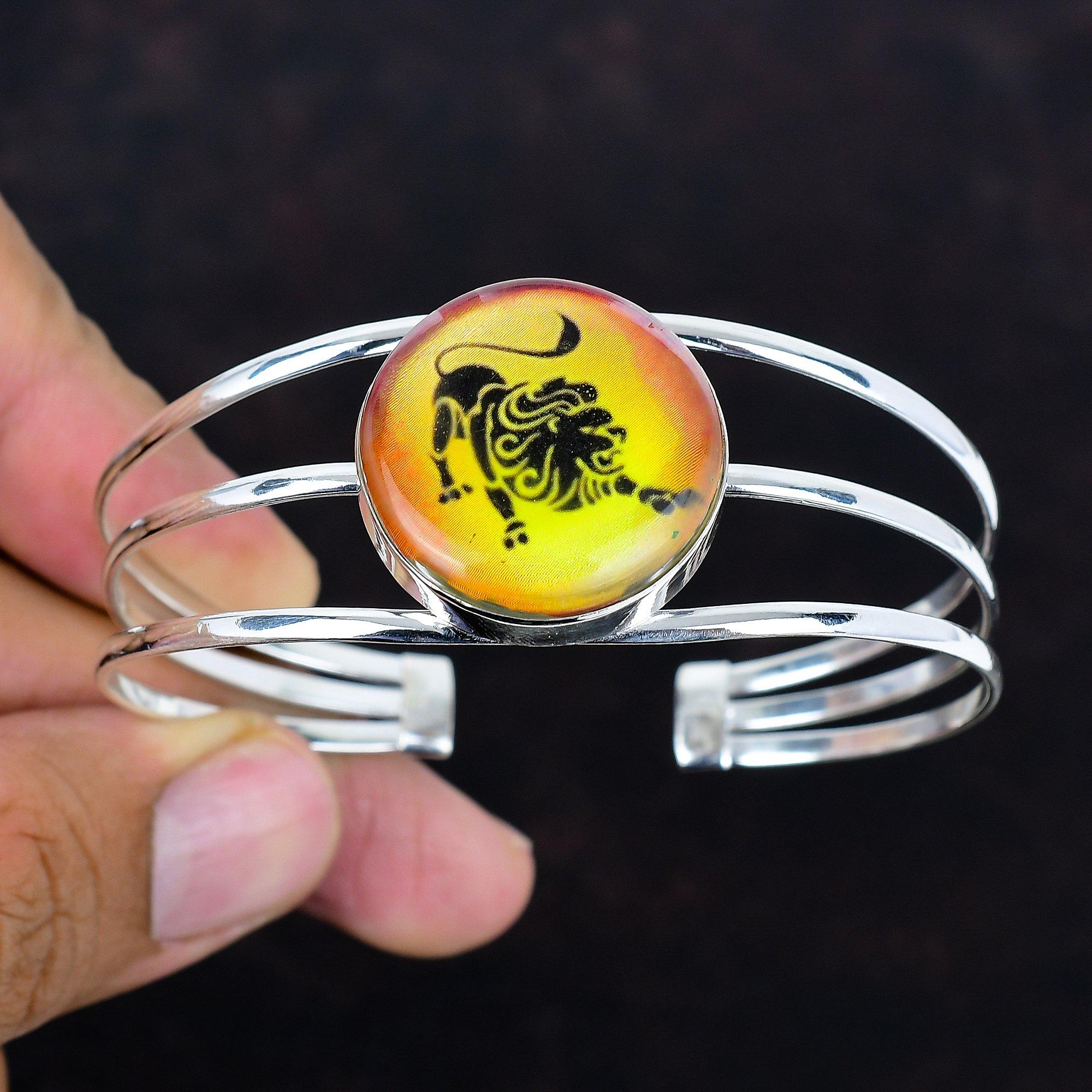 Leo zodiac sign in onyx cuff bracelet 925 sterling silver gemstone adjustable bangle leo zodiac sign astrological jewelry horoscope bangle Adjustable
Leo zodiac sign in onyx cuff bracelet 925 sterling silver gemstone adjustable bangle leo zodiac sign astrological jewelry horoscope bangle Adjustable